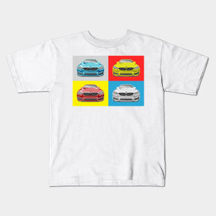 Sports Car Illustration Kids T-Shirt